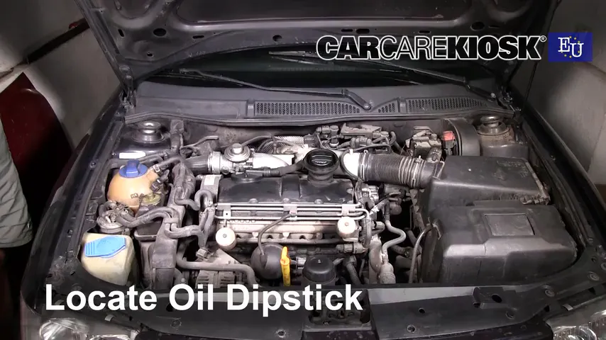 2001 Audi A3 TDI 1.9L 4 Cyl. Turbo Diesel Oil Check Oil Level